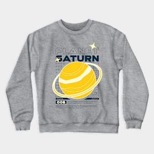 PLANET SATURN Crewneck Sweatshirt